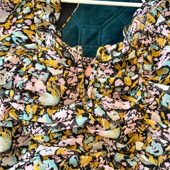 Free People Floral Blouse - Yellow and Pink - Picture 2 of 4